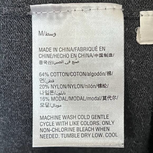 Alfani Mens V-Neck Sweater Pullover Stretch Long Sleeve Medium Grey Classiccore - Picture 8 of 9